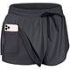 thumbnail image 1 of Pantalones cortos atléticos para correr con cordón en la cintura para mujer con bolsillo interior con forro Xemadio HMHZ843-2, 1 of 6