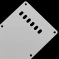 thumbnail image 4 of Rushawy 6xPickugard Tremolo Cavity Cover Back Plate for ST SQ Electric Guitars White, 4 of 9