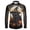 Halloween Cat Pumpkin Moon, variant on Vintage Christmas Santa T-shirt Athletic Shirt Dry-Fit Shirts with Long Sleeve Button Down Formal Tops Wrinkle-Free Clothes Wear for Men