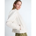 thumbnail image 5 of Scoop Women’s Cropped Ruched Jacket, Sizes XS-XXL, 5 of 7