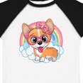 thumbnail image 4 of Inktastic Corgi Dog Lover Rainbow Girls Toddler T-Shirt, 4 of 5