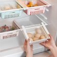 thumbnail image 3 of Labymos Kitchen PP Storage Box Food Fruit Container Organizer Rack Pull-out Drawer Stretch Refrigerator, 3 of 8