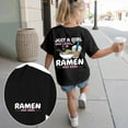 thumbnail image 2 of Gubotare Girls Blouses Dressy Girls' Short Sleeve Summer T Shirts Casual Tee Tops Blouse (Black,Size 3-4 Years), 2 of 6