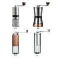 thumbnail image 4 of Hand Coffee Mill Stainless Steel Hand Coffee Grinder Ceramic Burr with Hand Crank Detachable for Home/Office/Camping/Traveling, 4 of 6