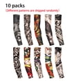 thumbnail image 2 of Arm Tattoo Sleeves, 10pcs Arts Fake Temporary Tattoo Arm Sunscreen Sleeves, 2 of 8