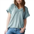 thumbnail image 1 of Blusas de Corta para Mujer Verde XL, 1 of 6