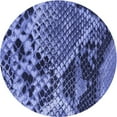 thumbnail image 1 of Ahgly Company Tapis Rond Lavable en Machine Intérieur Transitionnel Bleu Ciel, 3 Pieds Rond, 1 of 7