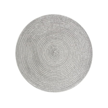 

WRXMIJNHGSA Clearance Antiskid Heat Insulation Mats Nnitting Circle Table Placemat Dinner Kitchen Pad