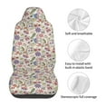 thumbnail image 5 of Sikiie Paisley Flowers Car Seat Protector 2 Pack Car Seat Cushion Mat, Car Seat Covers for SUV, Truck, Van, 5 of 7