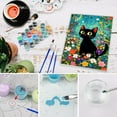 thumbnail image 4 of Cat Paint by Numbers Kit for Adults, Acrylic Flowers Paint by Numbers for Adults Beginner, DIY Craft Supplies Oil Painting Kits for Home Wall Decor 16x20 inch (Framed), 4 of 4