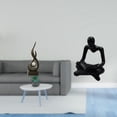 thumbnail image 2 of Estatua Abstracta De Pensador En Llamas, Figura De Resina, Escultura De Arte Moderno Para Vitrina, Sala De Estar, Adorno Creativo Para Interiores, Decoración De Recuerdo., 2 of 8