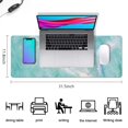 thumbnail image 5 of 31.5x11.8 Cute Pink Desk Mat - PU Leather Waterproof Laptop Protector for Women & Girls, 5 of 7