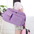 thumbnail image 3 of Muyoka Littleduckling Travel Duffel Bag 19x10x11“ Bolsa de equipaje de mano de gran capacidad Bolsa de viaje Bolsa impermeable de tela Oxford Bolsa de hombro de viaje Bolsa de gimnasio deportiva liger Muyoka Hogar, 3 of 4