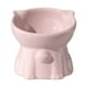 thumbnail image 1 of Comedero para gatos, comedero para perros pequeños, protector de bigotes y cuello, bebedero estable y para gatos. Rosa, 1 of 8