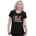 thumbnail image 4 of Breast Cancer Have Hope Pink Ribbon Womens Fitted Plus Size Graphic Tee Brisco Brands 3X, 4 of 5