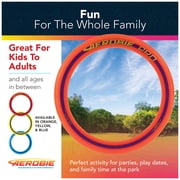 Aerobie Pro Ring Outdoor Flying Disc, Flying Ring for Kids Parties and Backyard Games, Teen Boys Gift Ideas, Kids Toys for Ages 5 & Up, Orange, 14