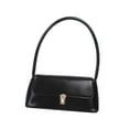 thumbnail image 3 of Bolso de mano de piel sintética para mujer, tipo bandolera, para viaje Negro, 3 of 9
