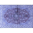 thumbnail image 1 of Ahgly Company Machine Washable Indoor Rectangle Persian Blue Traditional Area Rugs, 3' x 5', 1 of 4