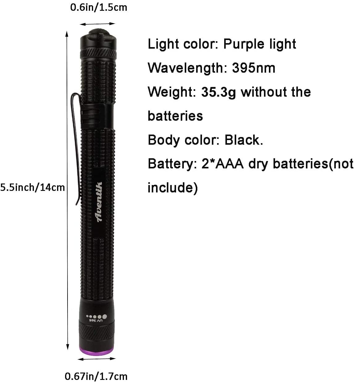 D Aventik Edison Design UV Power 365nm & 395nm Zoomable Pen Light For Professional Fluorescent Agent Detection Medical Doctor Nurse Diagnostic UV Glue Urine Dry IPX5 Water-Resistant (2pc 365nm black) - Walmart.com d-aventik-edison-design-uv-power-365nm-395nm-zoomable-pen-light-for-professional-fluorescent-agent-detection-medical-doctor-nurse-diagnostic-uv-glue-urine-dry-ipx5-water-resistant-2pc-365nm-black-walmart-com