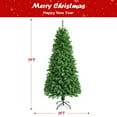 thumbnail image 4 of Costway 7ft Pre-lit Fiber Optic PVC Artificial Christmas Tree w/ 820 Branch Tips, 4 of 11