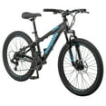 thumbnail image 2 of 24" Mongoose Durham Unisex Mountain Bike, Black, 21 Speeds, Ages 12+, 2 of 7