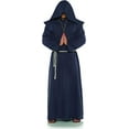 thumbnail image 5 of Underwraps Mens Black Monk Robe Costume - Size XX Large, 5 of 5