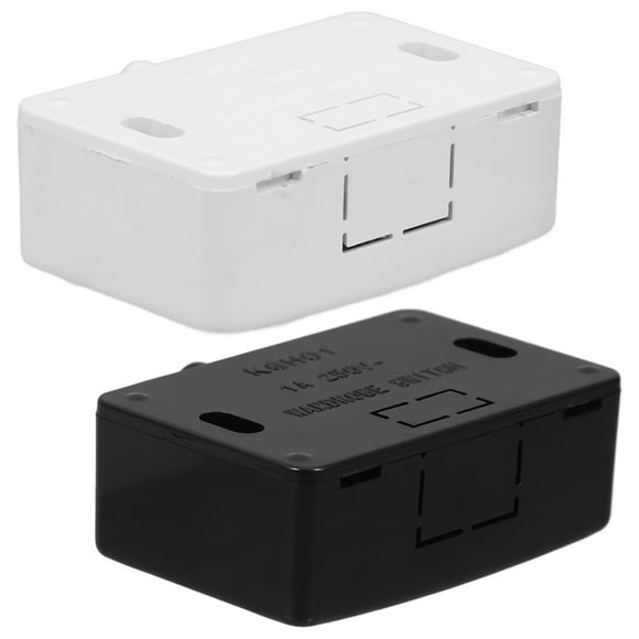SOPOTUTU 2Pcs Closet Door Light Switch Plastic Assorted Color Smooth Lines for Wardrobes All Ages Use