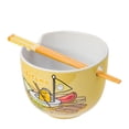 thumbnail image 1 of Cuenco de arroz con fideos ramen de cerámica Silver Buffalo Gudetama, 600 ml, 1 of 5