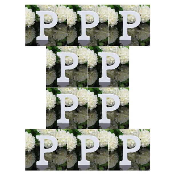 Jumpingount 26 Wood Letters Alphabet Wall Hanging Ornament Stable Wear-resistant Props for Wedding Party Home Shop Decoration 15# 10piezas
