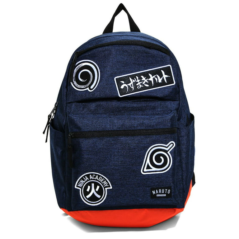 Bioworld Naruto Symbols Patches Backpack