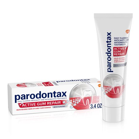Parodontax Active Gum Repair Whitening Toothpaste - Mint Flavor, 3.4 Oz