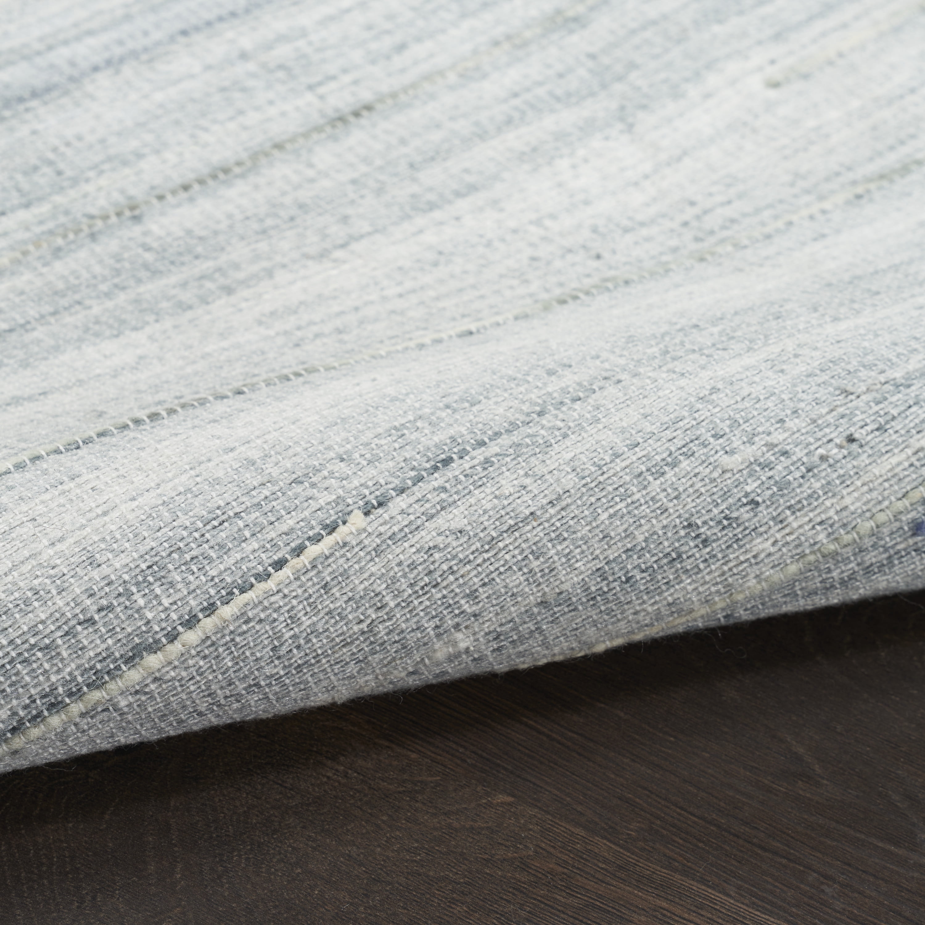 Nourison Interweave Abstract Light Blue 9' x 12' Area Rug, (9x12)