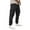 A-GY289, variant on Loose Fit Men's Cargo Pants With Side Pockets Elastic Drawstring Waist Solid Color Straight Leg Pants Stylish Trousers