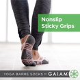 thumbnail image 7 of GRIPPY YOGA BARRE SOCKS 2PK - HIGH TIDE, 7 of 7