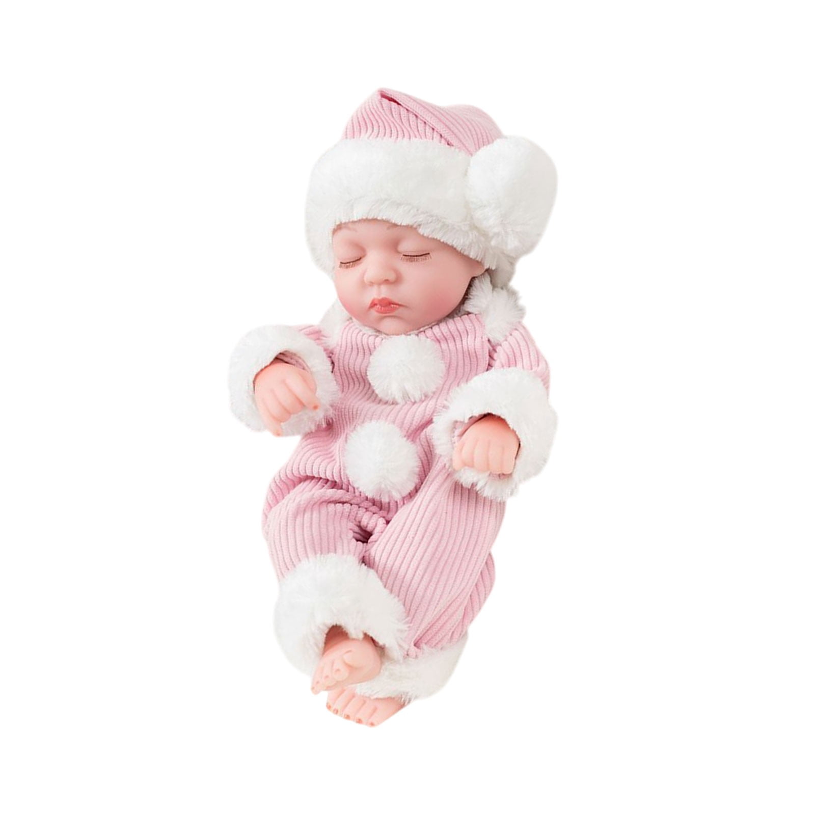 SPOORYYO Reborn Vinyl Companion Doll Soothing Plush Playmate for Home Decor and Emotional Comfort Brings Joy and Lasting Friendship