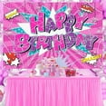 thumbnail image 6 of 5x3ft Pink Spider Theme Backdrop Cartoon Photography Background Kids Boys Girls Birthday Party Decorations Photo Booth Banner Props, 6 of 10