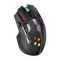 thumbnail image 1 of EIMELI 2.4GHz Souris Sans Fil Souris Électrique avec Chapiteau Led Rétro-Éclairage Vert, 1 of 8