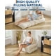 thumbnail image 2 of Qinaqin Single-Size Portátil Plegable Sleeper Chair Sofá Cama con Pillow Lazy Floor Lounger para Pequeño Spaces Easy Almacenamiento Beige, 2 of 7
