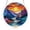 A008- Style J, variant on Stained Glass Suncatcher Puzzle Suncatcher Acrylic Diy Craft 83 Piece Round Window Hanging Spring Decor Bird Lover Gift for Nature Enthusiasts Birthday Gift 1 Pack