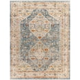 thumbnail image 2 of BoutiqueRugs Cyndi Traditional Area Rug - Blue, Peach, Mustard - 6'7" Round, 2 of 11