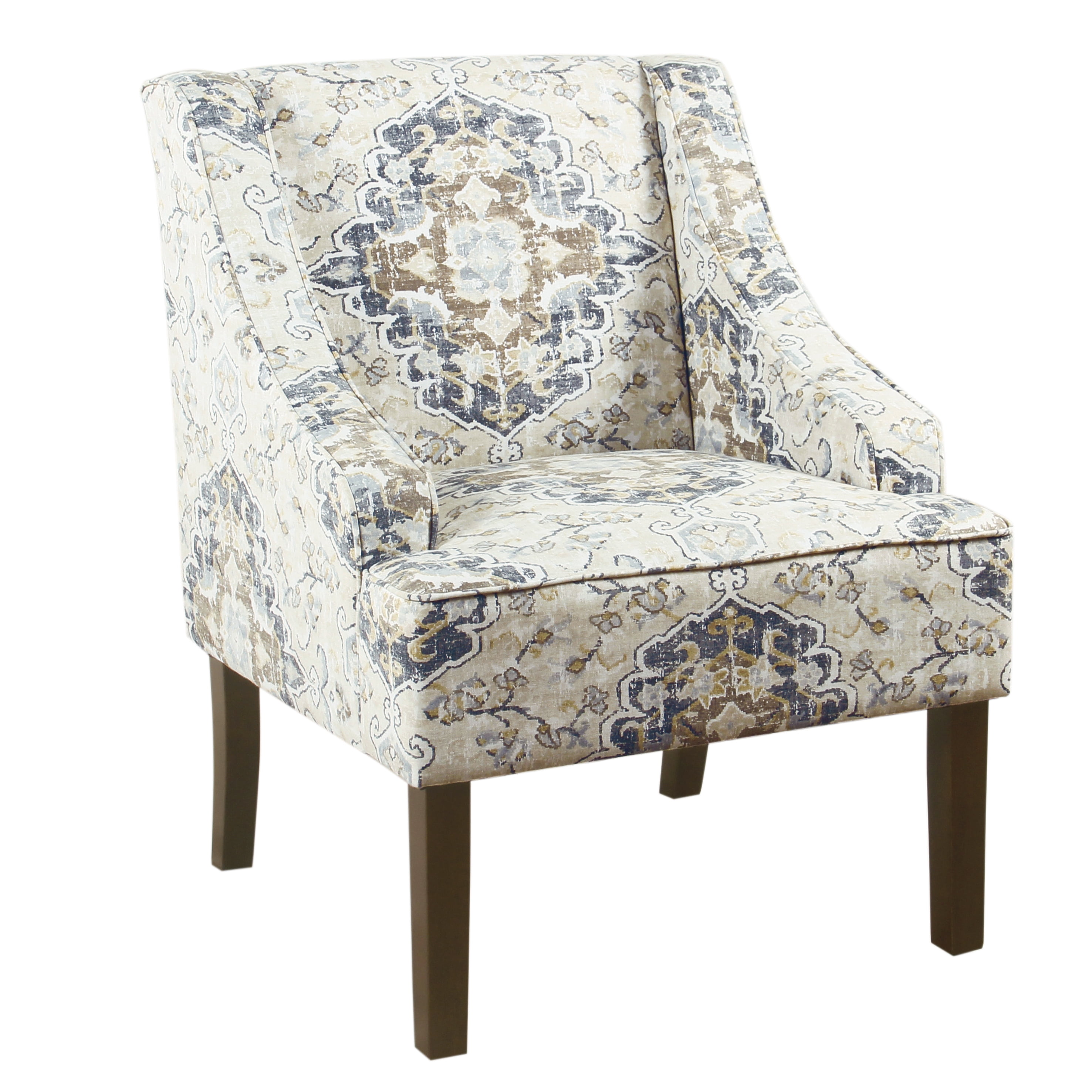 HomePop Classic Swoop Arm Accent Chair