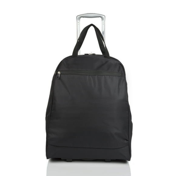 Rosetti rolling shopper tote, black