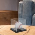 thumbnail image 1 of FUTUREORYY 1Set White Baseball Display Case Tabletop Transparent Holder for Household Collection and Storage, 1 of 8