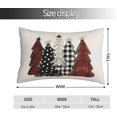 thumbnail image 2 of Merry Christmas Pillow Covers 18x18 Inch Pack of 2,Green Christmas Watercolor Holly Berry Throw Pillow Covers Winter Christmas Decor Linen Pillowcase Farmhouse Cushion Case for Sofa Couch Bed, 2 of 6