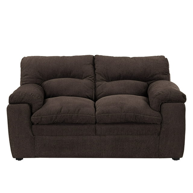 Sofá Love Seat TRINITY Cosmo 2 Plazas Café para Sala
