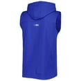 thumbnail image 3 of Men's MSX by Michael Strahan Royal Buffalo Bills Relay Sleeveless Pullover Hoodie, 3 of 3