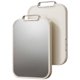thumbnail image 1 of Tabla de cortar de acero inoxidable para cocina, 2 en 1, de doble cara, de acero inoxidable/PP de grado alimenticio, fácil de limpiar, tamaño grande, antideslizante, 35,5 x 24,8 cm., 1 of 5
