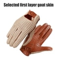 thumbnail image 4 of Guantes De Ciclismo Antideslizantes De Piel De Cabra De Punto Para Hombre Para Viajar Y Conducir matsuzay VI012170-06, 4 of 6