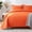 Burnt Orange, variant on Oversized Quilt Bedding Set, Lightweight Turquoise Bedspread Cal Oversized Quilt with Modern Pattern, Reversible 3-Piece Bedspread with 2 Pillows for All Seasons