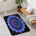 thumbnail image 3 of CURLYOOT Vintage Mandala Flower Front Door Mat, Washable Non-Slip Door Mat, Indoor Outdoor Floor Mats Absorbent Welcome Doormat for Entrance 20" x 30", 3 of 8